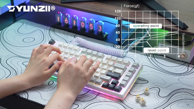 にょっき Amazon | YUNZII YZ75 75% ホットスワップ対応ワイヤレス